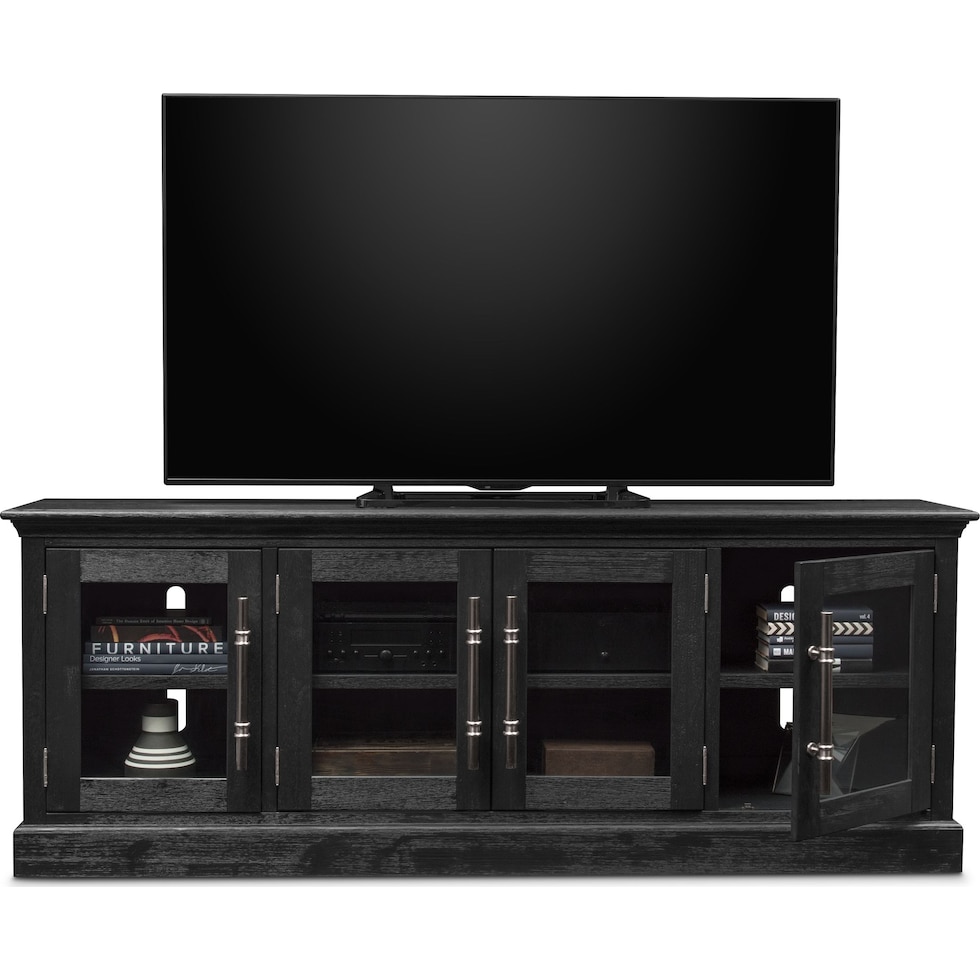 telluride dark brown tv stand   