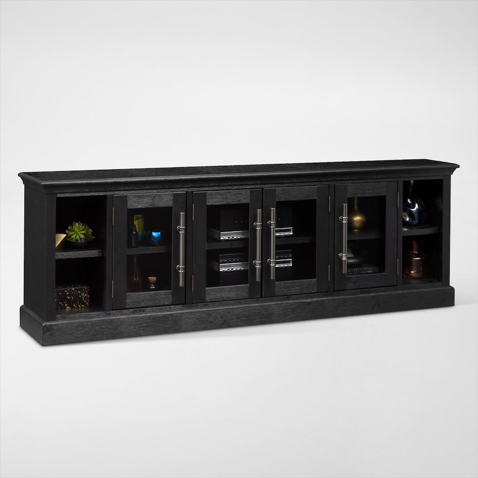 telluride dark brown tv stand   