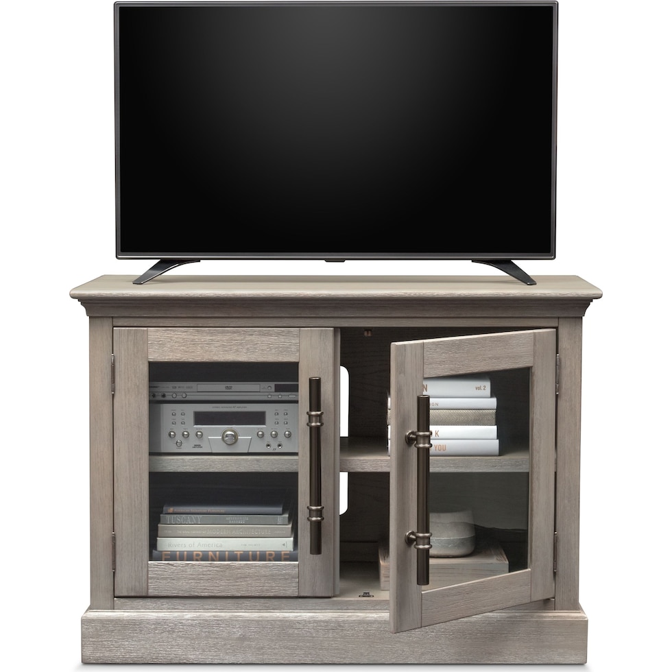 telluride light brown tv stand   