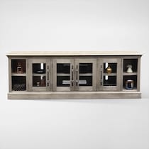 telluride light brown tv stand   