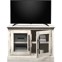 telluride white tv stand   