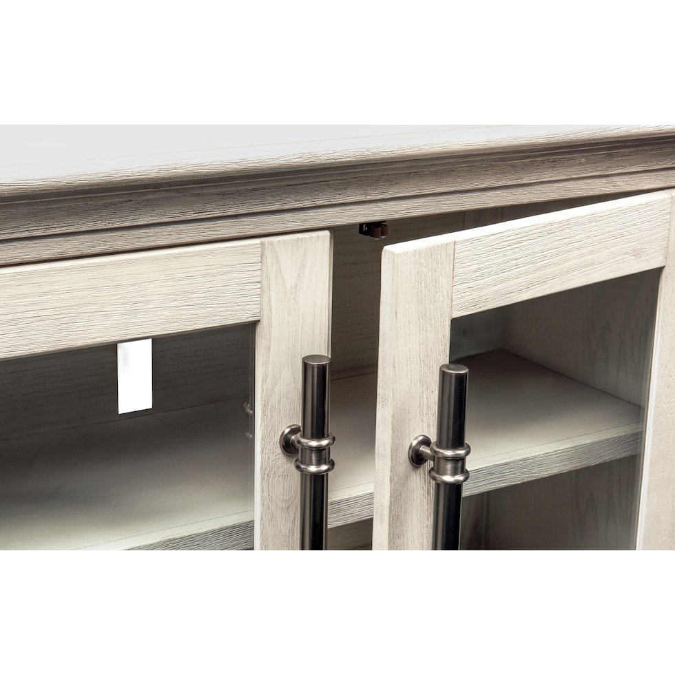 telluride white tv stand   