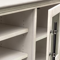 telluride white tv stand   