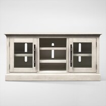 telluride white tv stand   