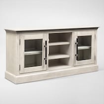 telluride white tv stand   