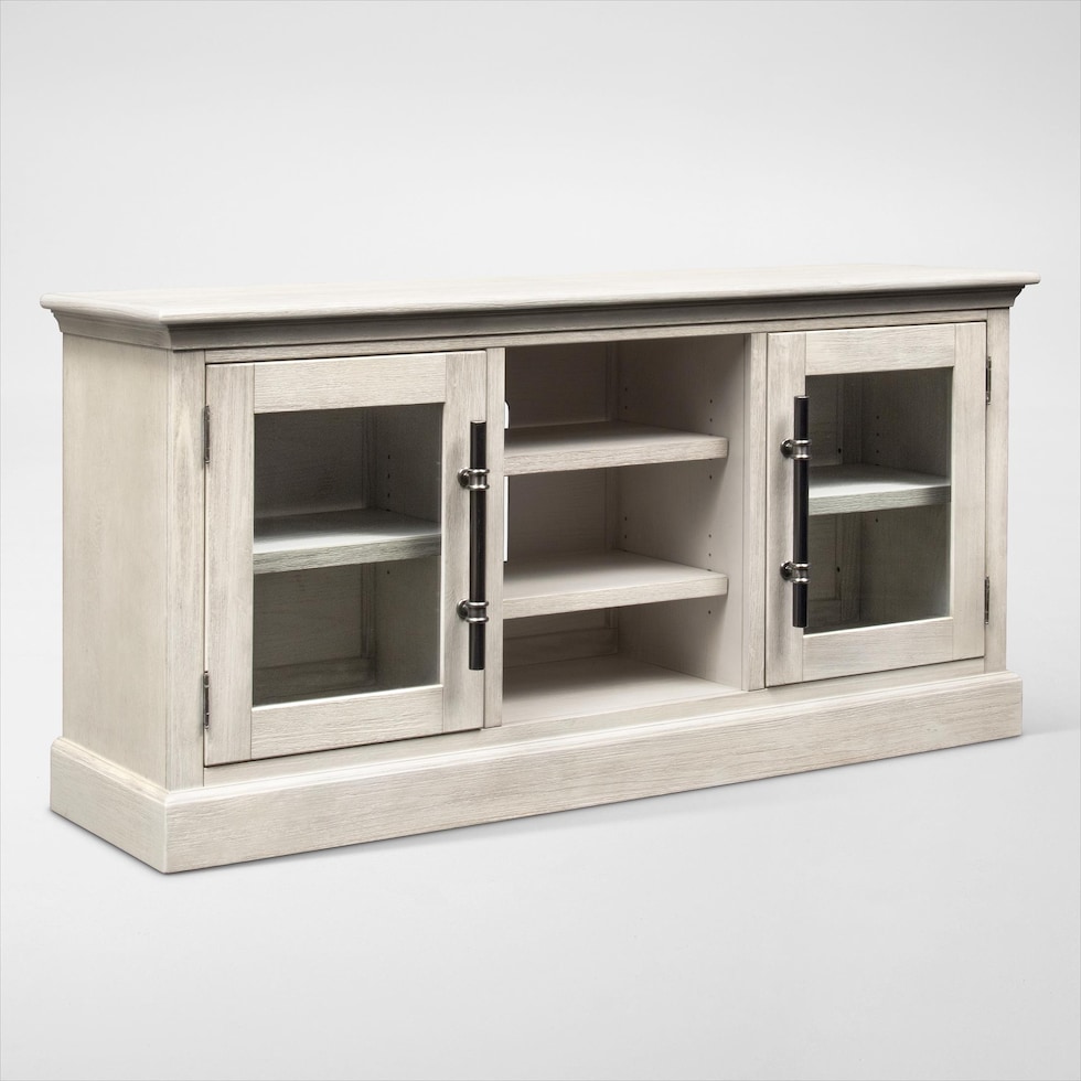 telluride white tv stand   