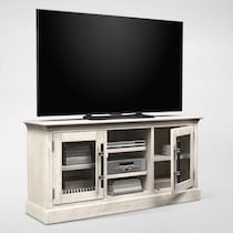 telluride white tv stand   