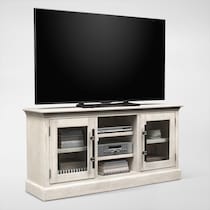telluride white tv stand   