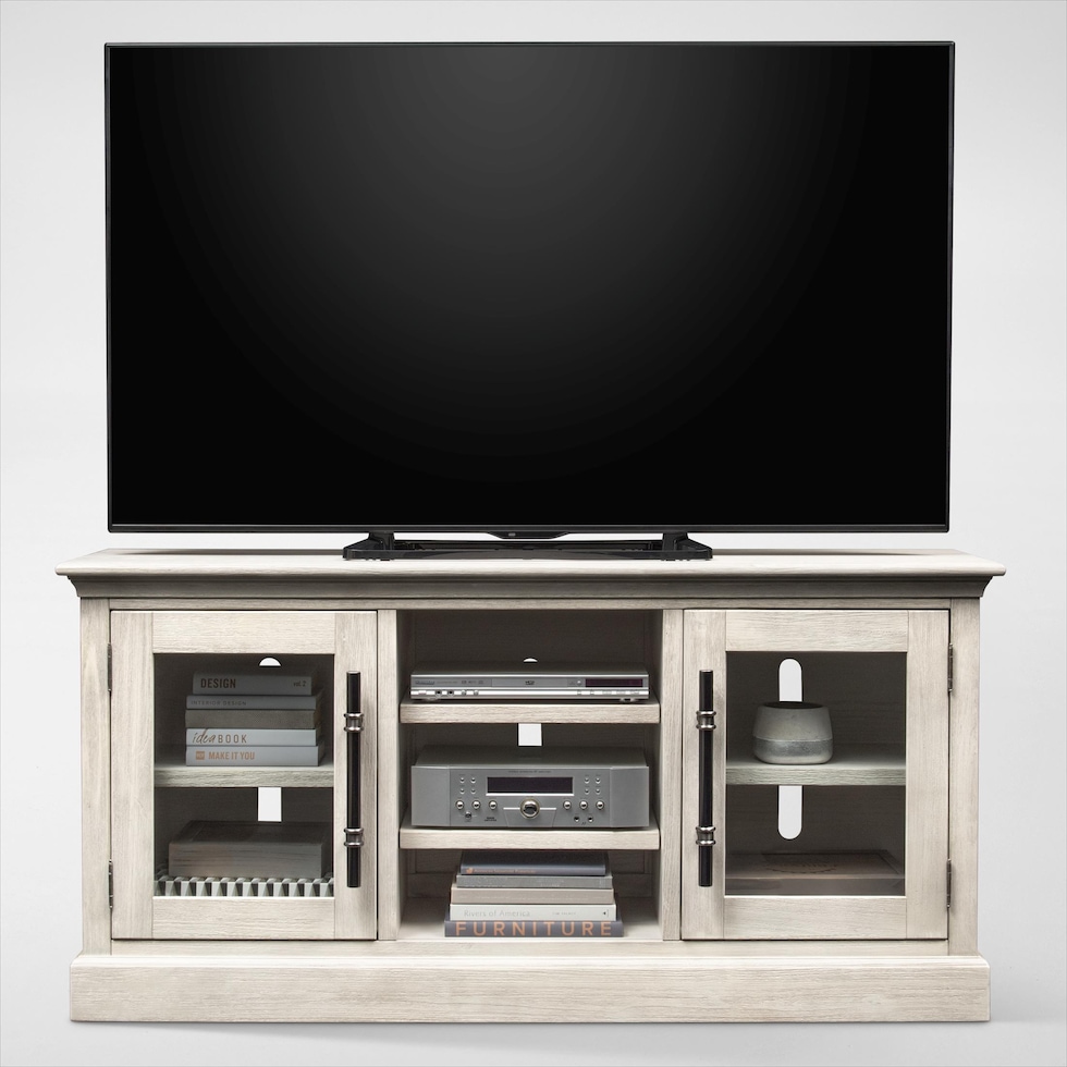 telluride white tv stand   
