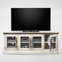 telluride white tv stand   