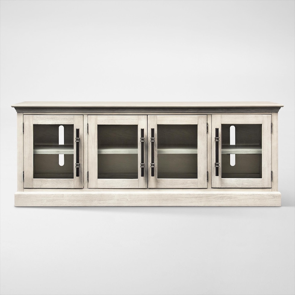 telluride white tv stand   