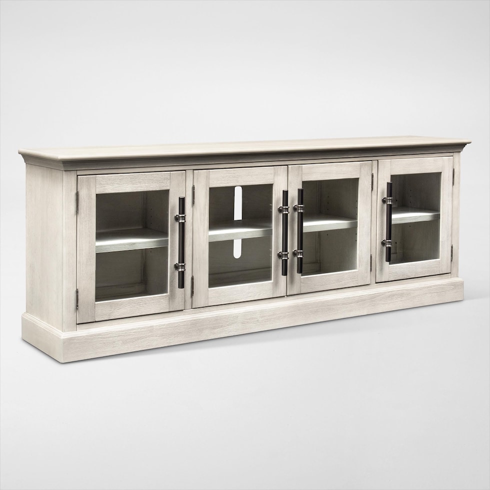 telluride white tv stand   