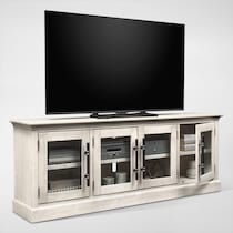 telluride white tv stand   