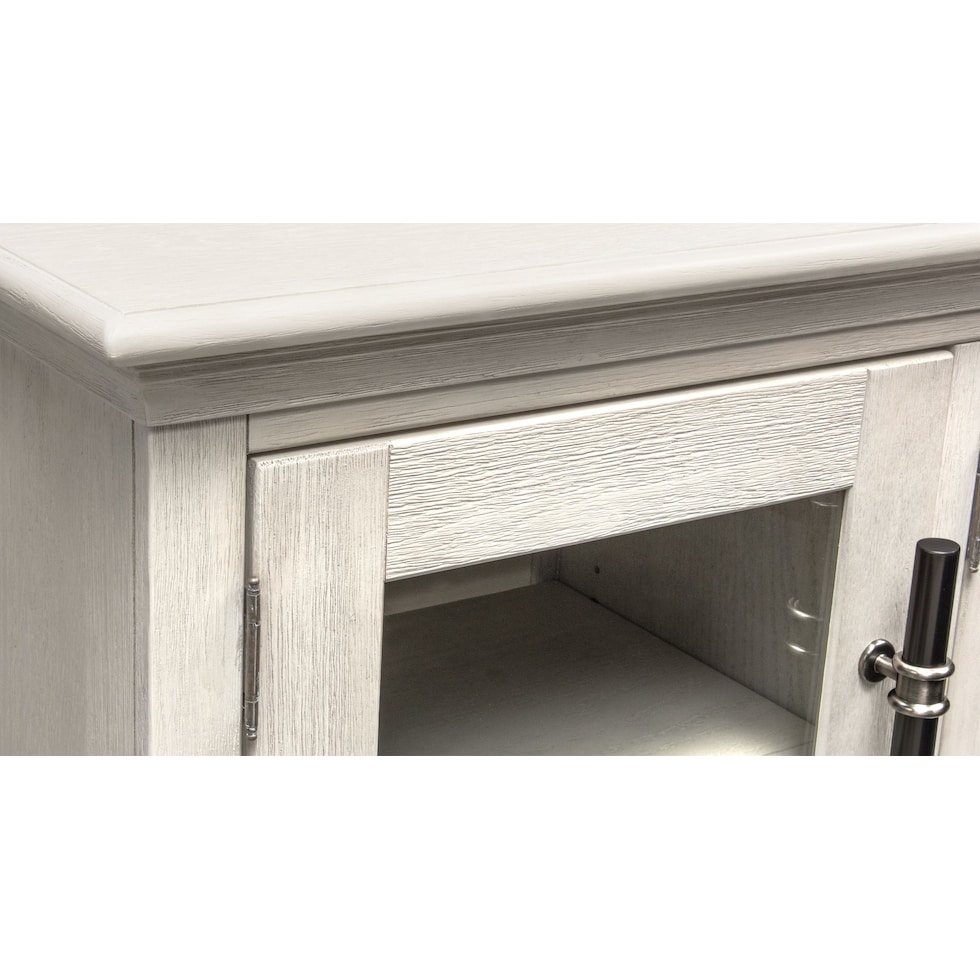 telluride white tv stand   