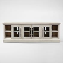 telluride white tv stand   