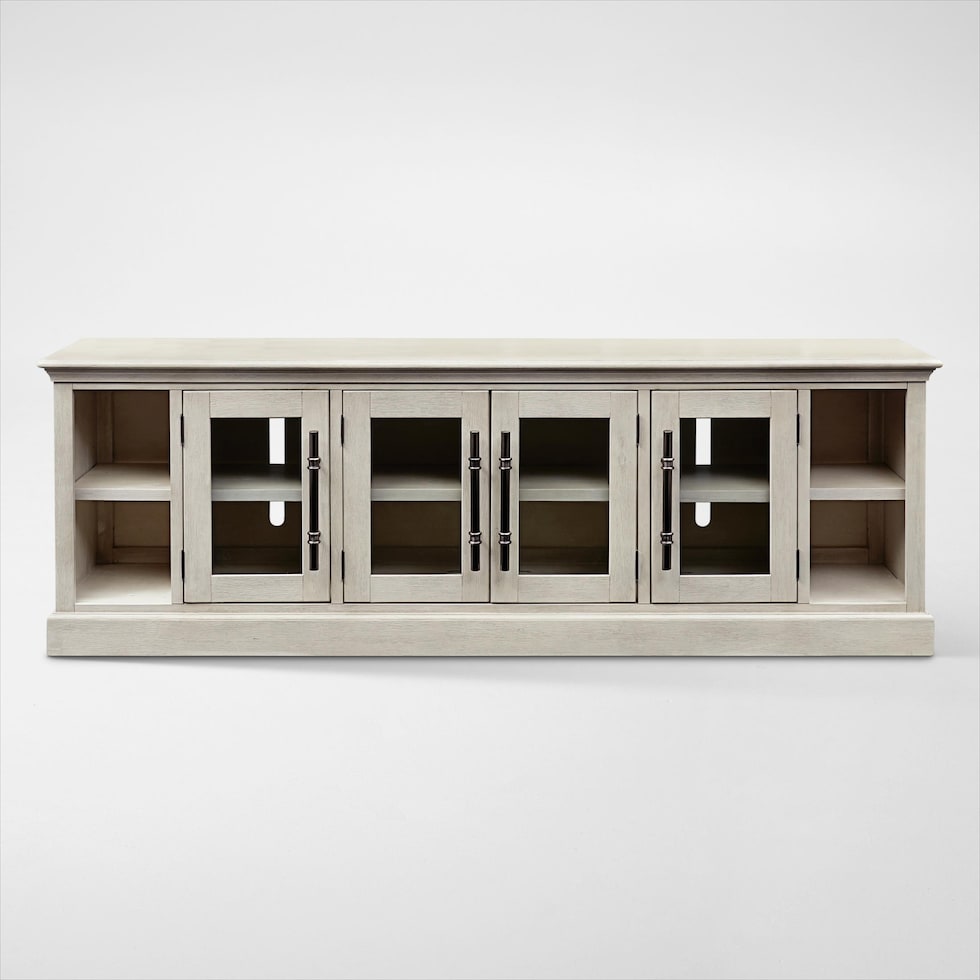 telluride white tv stand   