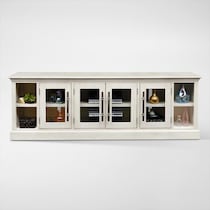 telluride white tv stand   