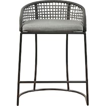 tempany gray counter height stool   