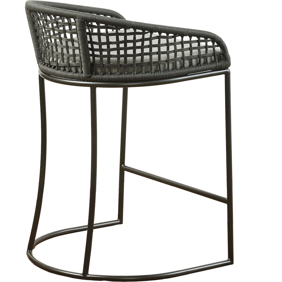 tempany gray counter height stool   