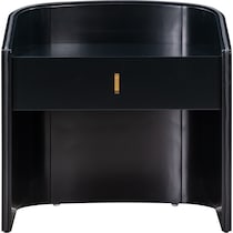 terran black nightstand   