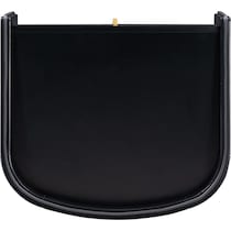 terran black nightstand   