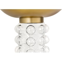 terri gold accent table   