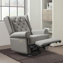terry gray swivel glider   