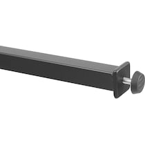 tesly black console table   