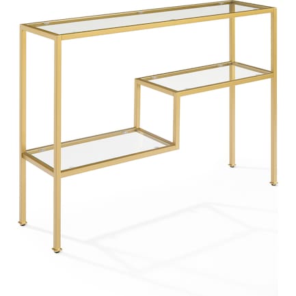 Tesly Console Table - Gold
