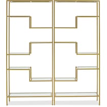 tesly gold etagere   