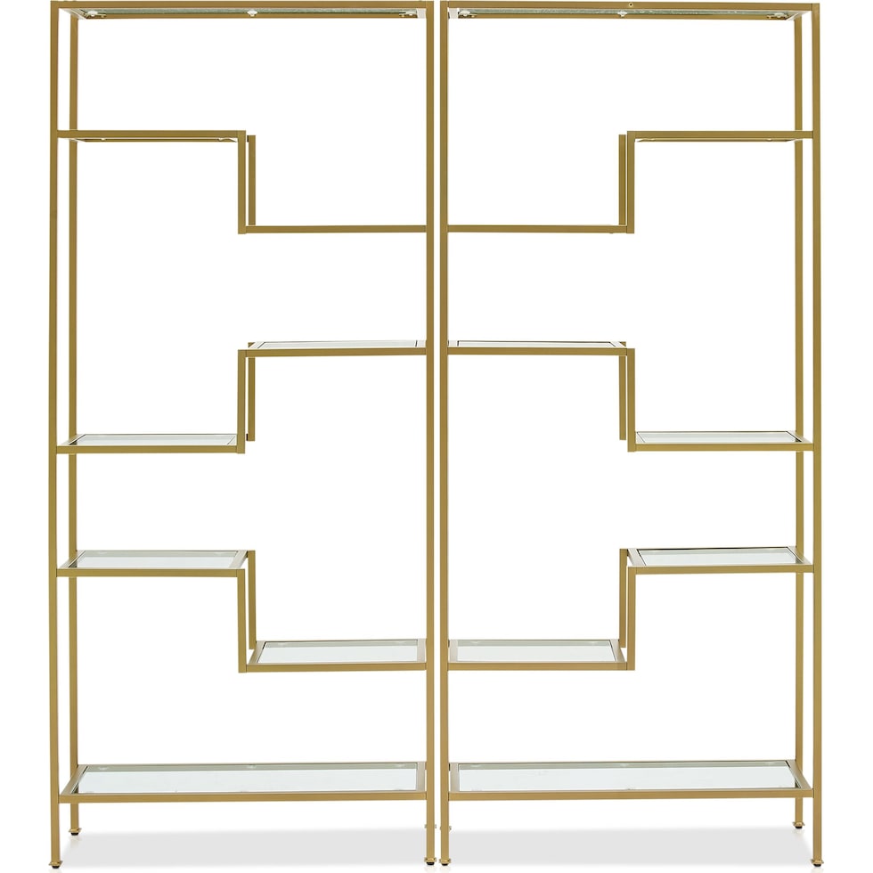 tesly gold etagere   