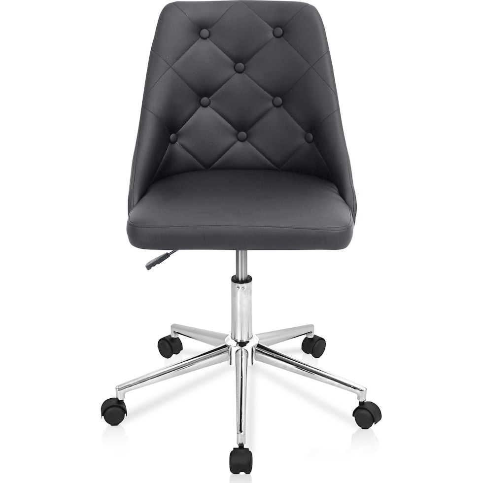 tess black office chair   