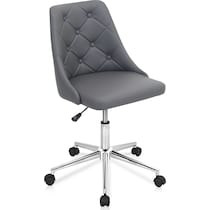 tess gray office chair   
