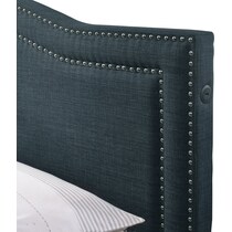 tessa gray queen storage bed   