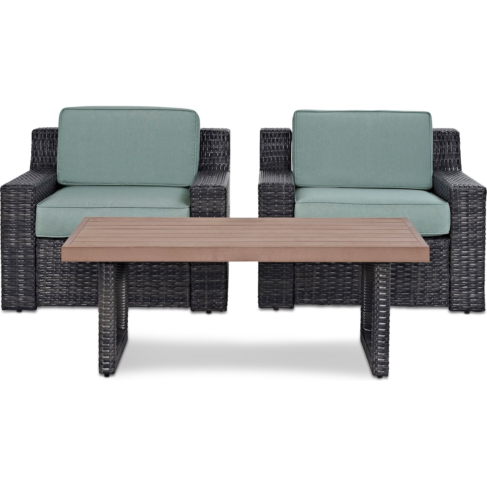 tethys mist outdoor chair set   