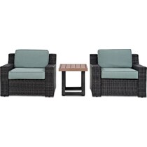 tethys mist outdoor chair set   
