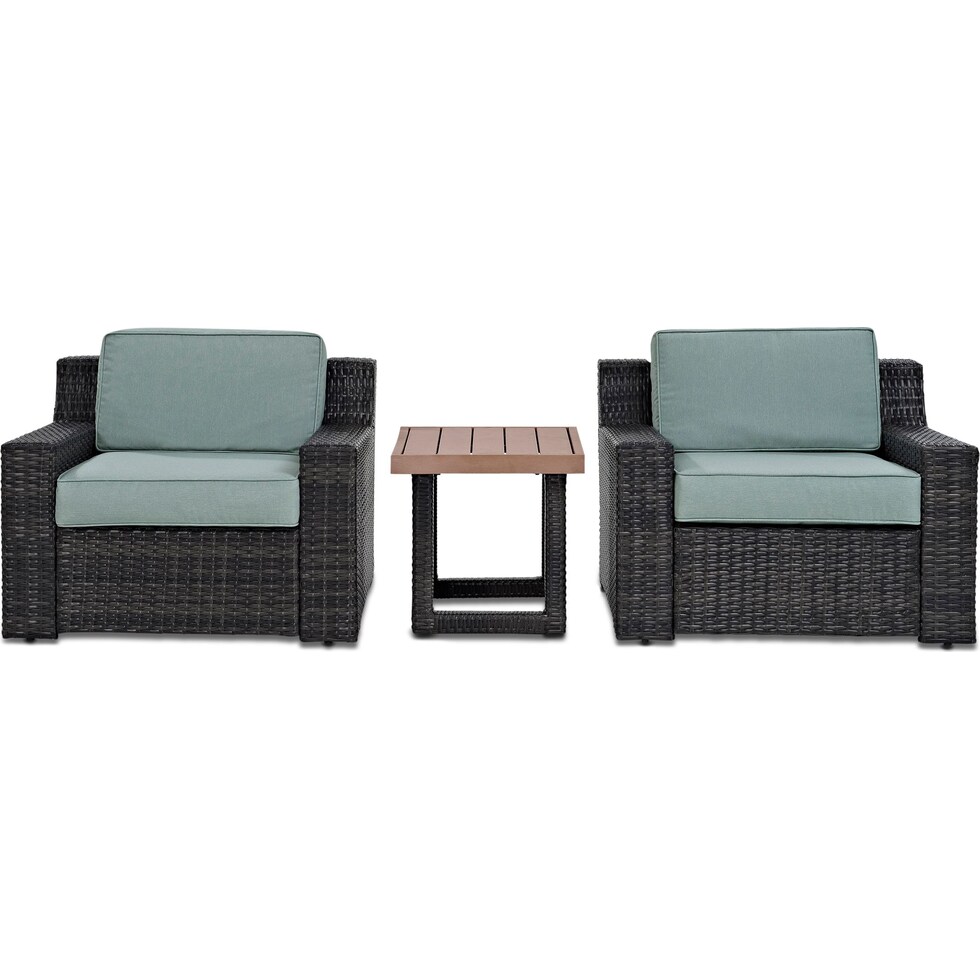tethys mist outdoor chair set   