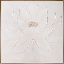 textured flora multicolor wall art   