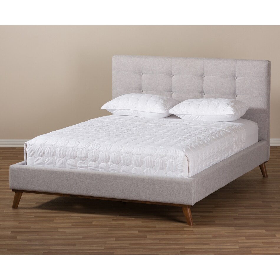 teyah gray full bed   
