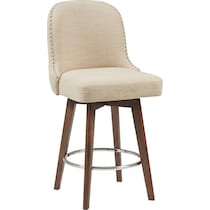 thaddeus neutral counter height stool   