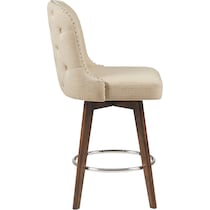 thaddeus neutral counter height stool   