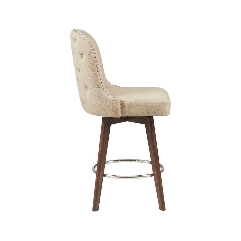 thaddeus neutral counter height stool   