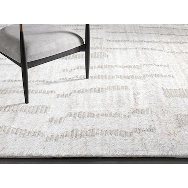 Thai 8' x 10' Area Rug - Beige/Cream
