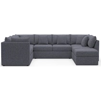 the pitt blue sectional   