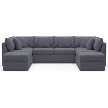 the pitt blue sectional   