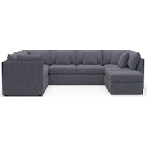 the pitt blue sectional   