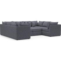 the pitt blue sectional   