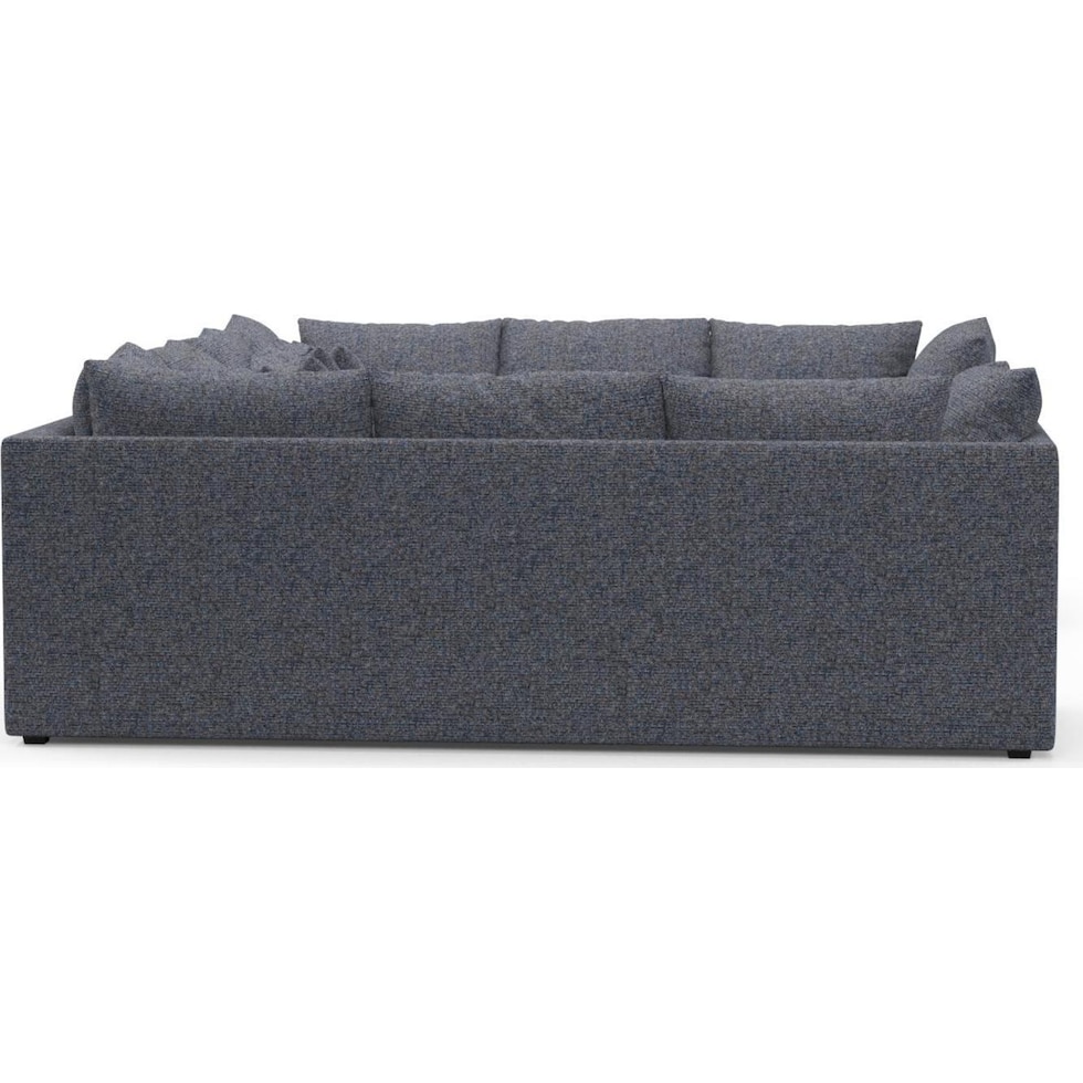 the pitt blue sectional   