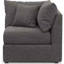the pitt gray corner chair   