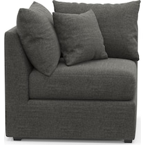 the pitt gray corner chair   